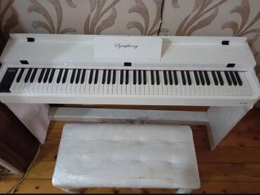piano şəkilləri: Salam Elektiron Simfonia Pianina satilir Ideal veziyyetdedir salafani