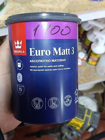 Tikkurila Euro Matt 3 — интерьерная краска для стен и потолка