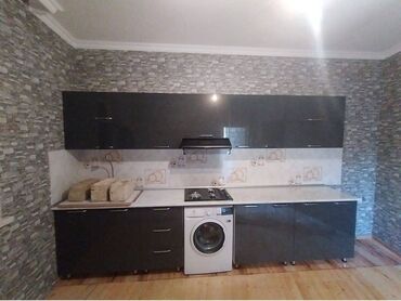 Sifarişlə mətbəx mebeli: Sifarişlə mətbəx dəsti, Özü çəkən petlələr, Mat laminat, Kredit yoxdur, Pulsuz çatdırılma — 5