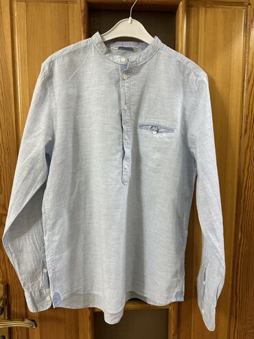 Рубашки и блузы: H&M, S (EU 36), M (EU 38), цвет - Голубой