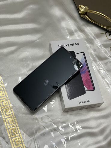самсунг галакси 22: Samsung Galaxy A53 5G, Б/у, 256 ГБ, цвет - Черный, 2 SIM