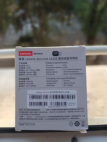 hoco eq34 plus: Оригинальный наушник Lenovo ✅️ Всего : 1000 сом 💸 🚚🚚 Бесплатная — 5