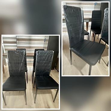 qedimi stullar: Qiymət 4ededi 150azn JYSK mətbəx stulları, 4 ədəd. Koja üzlük, asan — 1
