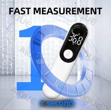 Termometrlər: Təmasız rəqəmsal termometr - İnfraqırmızı, təmas olmadan ölçüm - C/F — 1