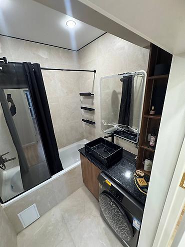 асанбай район: 2 комнаты, 80 м², Асанбай мкр 13 этаж, Дизайнерский ремонт — 7
