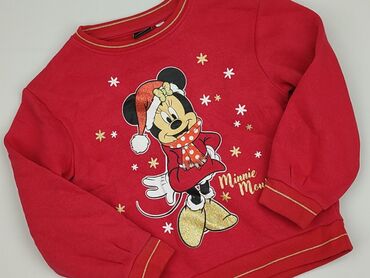 sweterek myszka miki: Bluza, Disney, 7 lat, 116-122 cm, stan - Bardzo dobry