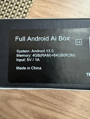 x96 mini android tv box ram rom: Avtomobil üçün Full Android AI Box – Android 13.0 ilə avtomobil — 3