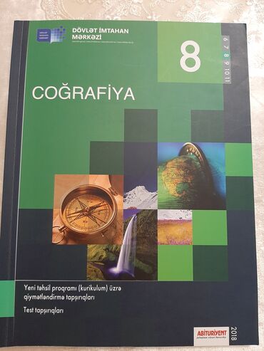 prava testi in Azərbaycan | KITABLAR, JURNALLAR, CD, DVD: Coğrafiya 8ci sinif testi yeni kimi