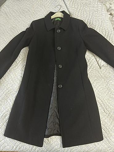 Paltolar: Palto, Benetton, S, rəng - Qara — 1