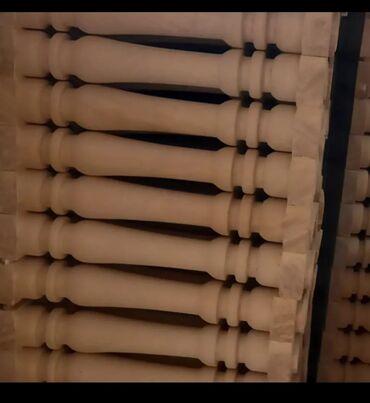 Məhəccər balyansları: Təbii daşdan balyustrad dəstləri Məhsul təsviri: - Təbii ağ daşdan — 6