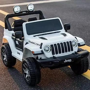 Sve za decu: Električni dečji džip – beli off-road model sa 2 sedišta - — 2