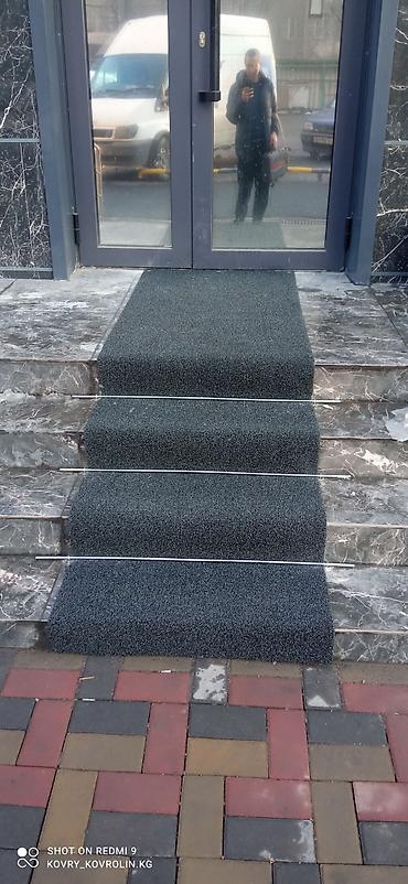 Грязезащитные и придверные коврики: Придверный коврик Новый, Наружный, 100 см * 1 пог. м, Квадратный, цвет - Зеленый, Коричневый, Серый — 8