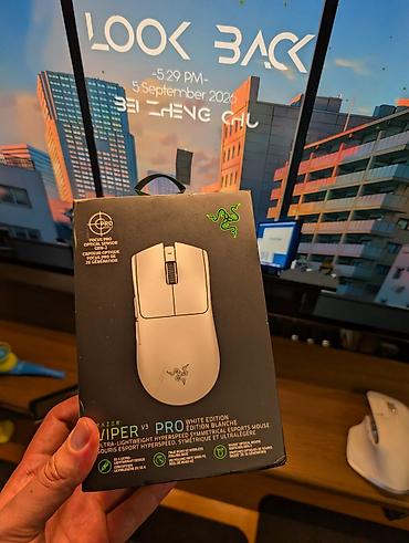 g pro wireless: Игровая мышь Razer Viper V3 Pro White Edition - Беспроводная — 1