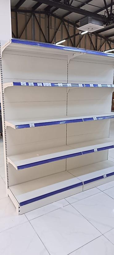 vitrim: Mağaza üçün metal ticarət rəfləri. Çox az işlənmiş və ideal — 2