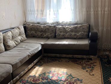 комод с зеркалом бишкек: Угловой диван, цвет - Серый, Б/у