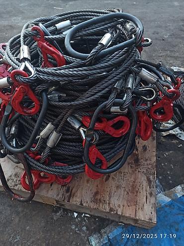 Metal troslar: Polad trosdan hazırlanmış qaldırıcı slinglər pauk Məhsul təsviri: - — 4