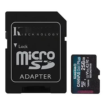Memorijske kartice za kamere: Kingston Canvas Go! Plus microSDXC memorijska kartica 256 GB + SD — 2