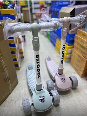 Детские самокаты: Детский самокат, Трёхколёсный — 77