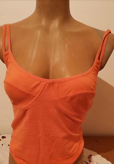 Topovi: Ženski letnji topovi – više modela - Crveno-beli prugasti top na — 9