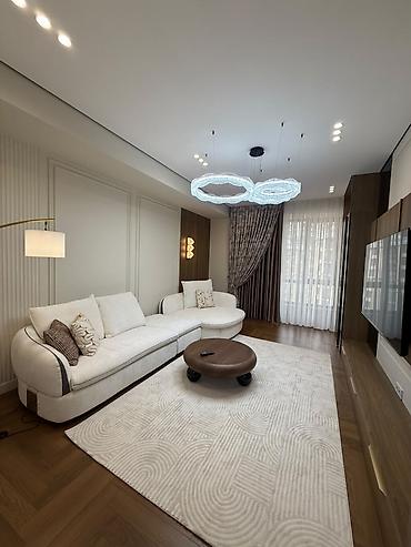 3 комнаты, 86 м², Асанбай мкр Элитка, 12 этаж, Дизайнерский ремонт