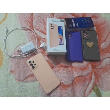 Samsung: Samsung Galaxy A23 5G, 128 GB, rəng - Narıncı, Barmaq izi, İki sim kartlı, Face ID — 6