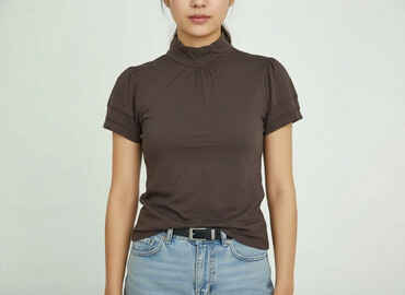 wilk i zając koszulka: Women's blouse, size M (EU 38)