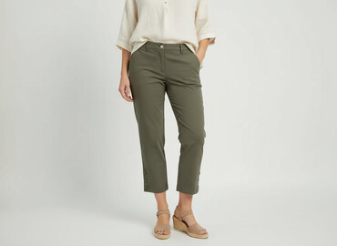 cross jeans zakręt: Yessica, Spodnie 3/4 damskie, rozmiar M