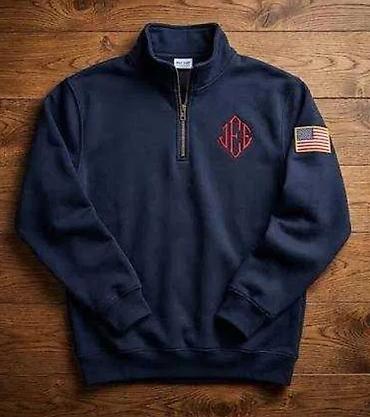 pull and: Мужская толстовка, 2XL, Новый, цвет - Синий, Самовывоз — 2