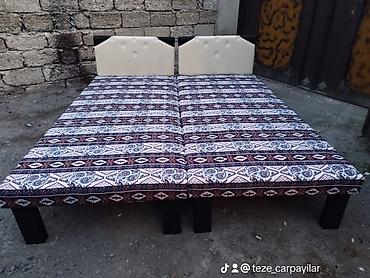 Çarpayılar: 1 nəfərlik çarpayılar 60manat. 2 nəfərlik taxt 110manat — 12