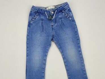 zara 6147 jeans: Spodnie jeansowe, Zara, 1.5-2 lat, 92, stan - Dobry