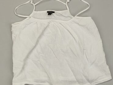 białe bluzki na grubych ramiączkach: Bluzka Damska, Esmara, L, stan - Bardzo dobry