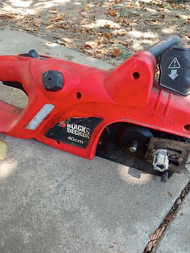 bušilica: Električna lančana testera Black & Decker, dužina mača 40 cm. - — 6