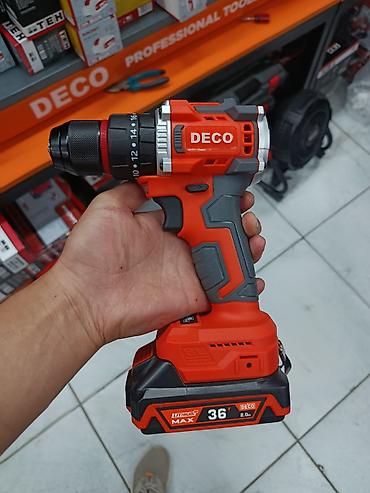 Аккумуляторная дрель‑шуруповерт DECO DCB36 Основные характеристики: -