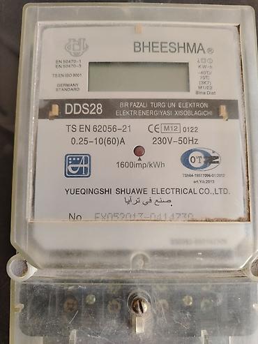 Elektrik malları: BHEESHMA DDS28 – birfazalı elektron elektrik enerjisi sayğacı Texniki — 2