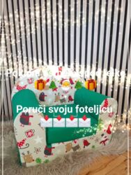 Foteljice: Praktične dečije foteljice, izrađene od čvrstog sunđera. Presvučene — 4