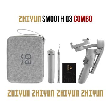 elektirik tenzimleyici: Zhiyun Smooth Q3 "Combo" Məhsul yenidir. Hər bir funksiyası işləkdir