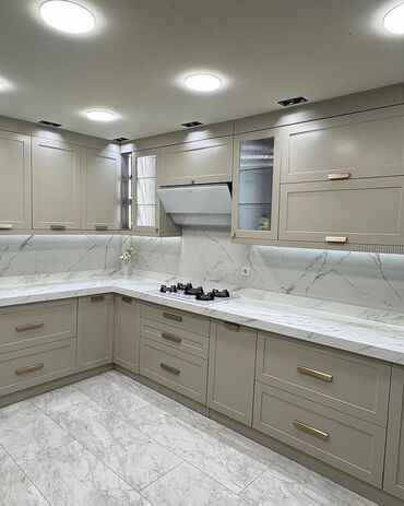 Sifarişlə mətbəx mebeli: Sifarişlə mətbəx dəsti, Özü çəkən petlələr, MDF, Kredit yoxdur, Pulsuz çatdırılma, Ödənişli çatdırılma, Rayonlara çatdırılma — 13