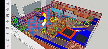 Игровые комплексы: Многоуровневый игровой комплекс для детей, выполненный в ярких цветах — 4