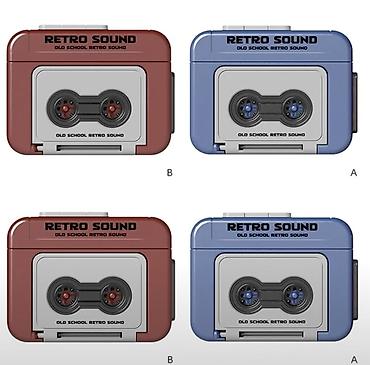 kasset: Retro Sound “Recorder Keychain” – retro kaset pleyer dizaynlı səs — 2
