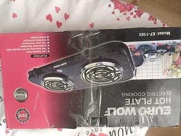 ucuz sobalar: EURO WOLF elektrikli ikiqat soba gözü (Hot Plate) – Model: EF-1103 - — 1