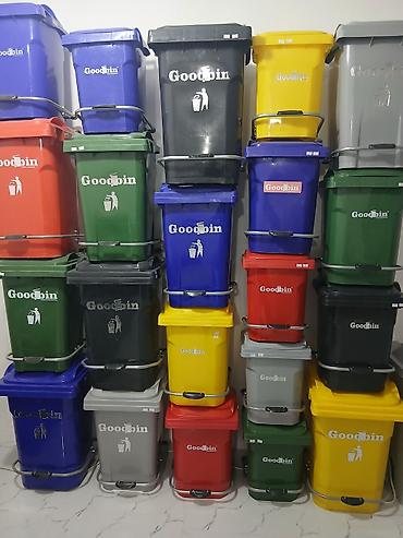 asilqanlar: Plastik “Goodbin” tullantı qutuları - Təyinat: məişət, ofis, obyekt — 1