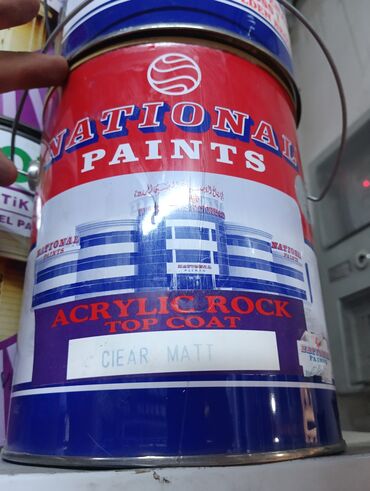 эмалированная кострюля: Акриловое финишное покрытие National Paints "Acrylic Rock" в матовом