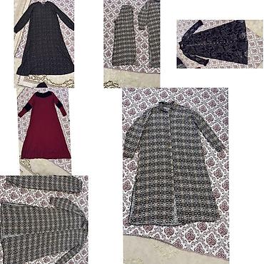 Айымдардын кийими: Күнүмдүк көйнөк, Узун модель, Вискоза, Аял көйнөгү - эркек көйнөгү, XL — 1