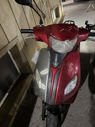 m50 matoru: APEC P33 skuter - Rəng: qırmızı/qartal boz detal vurğuları - Kuzov — 2