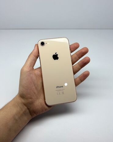 Apple iPhone: IPhone 8, 64 GB, Qızılı, Zəmanət, Barmaq izi