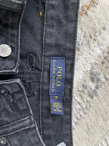 штаны поло: Мужские джинсы, M, Polo Ralph Lauren, Б/у, цвет - Черный, Платная доставка — 3