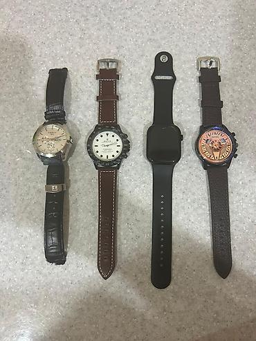 samsung gear: Kişi saatları dəsti – 4 ədəd - Klassik analoq qol saatı, krem rəngli — 1