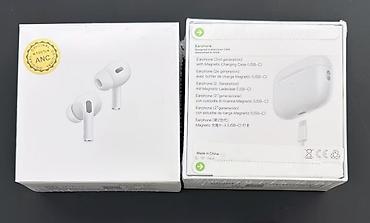 airpods qulaqciq: Yeni Simsiz (Bluetooth) Qulaqcıqlar, Apple, rəng - Ağ — 1