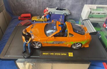 Avtomobil modelləri: Коллекционная модель Toyota Supra A80 Orange 1995 Jada Toys Art — 23