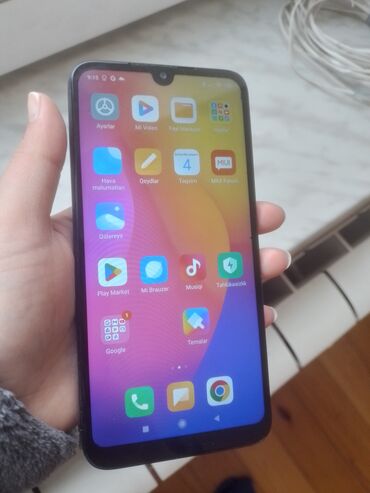 Samsung: Samsung Galaxy A03s, 64 GB, rəng - Göy, Barmaq izi, İki sim kartlı